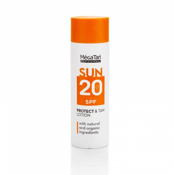 Natural Lotion MegaTan Sun with Sunscreen SPF20, 180ml